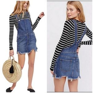 Free People Overalls Jumper Skirt